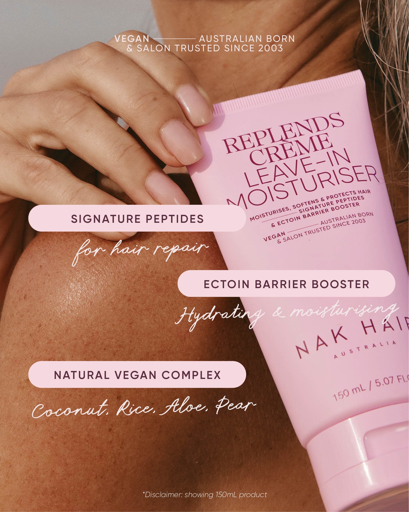 Replends Crème Leave-In Moisturiser Deluxe Size