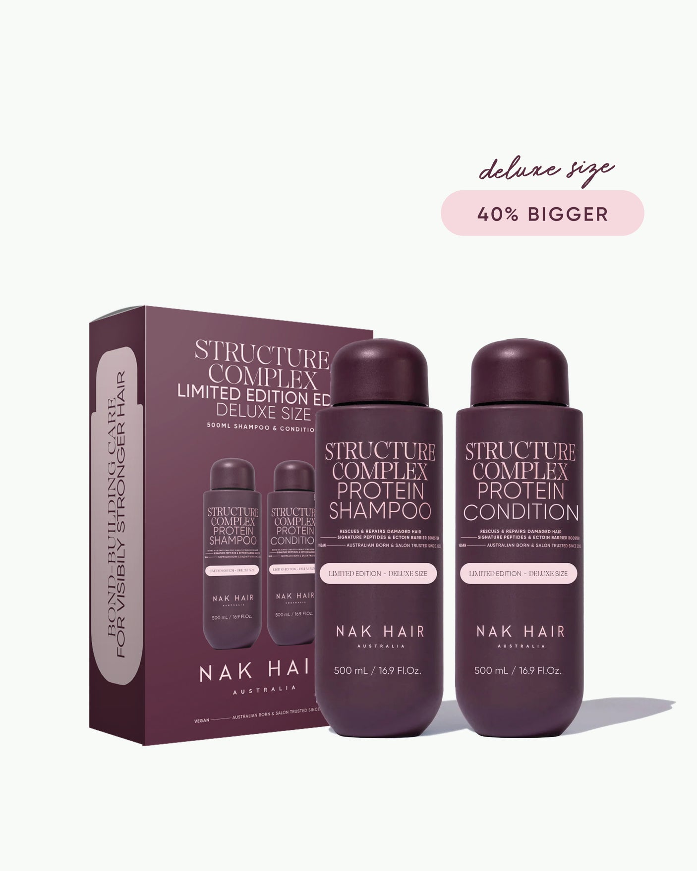 Structure Complex Protein Shampoo & Condition Deluxe Size Duo