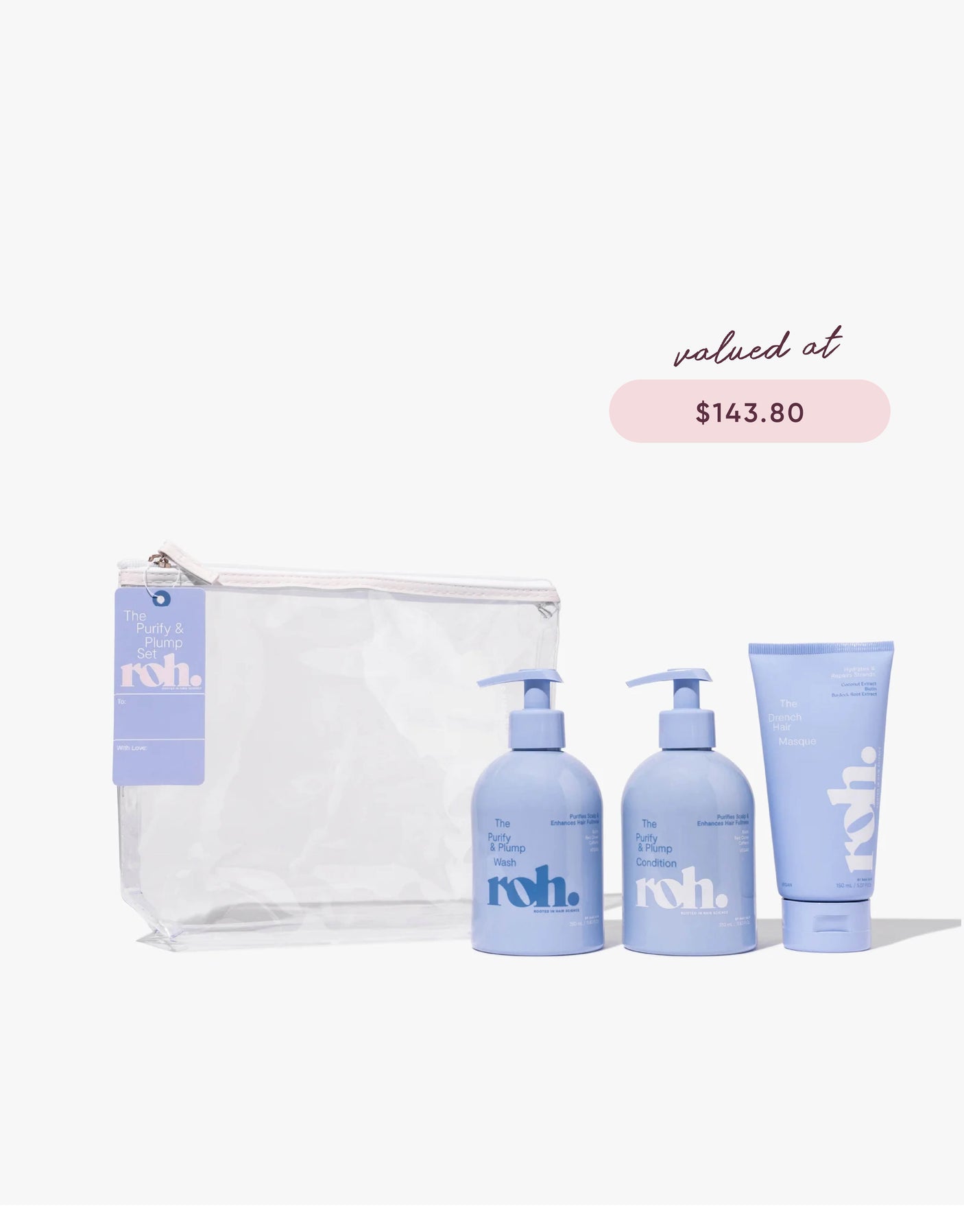 ROH Purify & Plump Trio with Bag