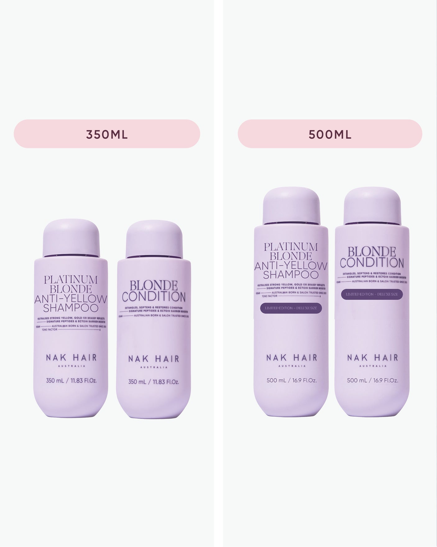 Platinum Blonde Shampoo and Blonde Condition Deluxe Size Duo