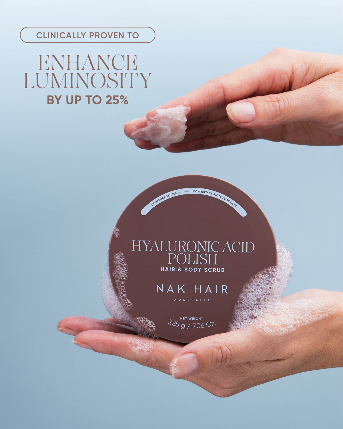 Hyaluronic Acid Polish Hair & Body Scrub