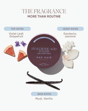Hyaluronic Acid Polish Hair & Body Scrub